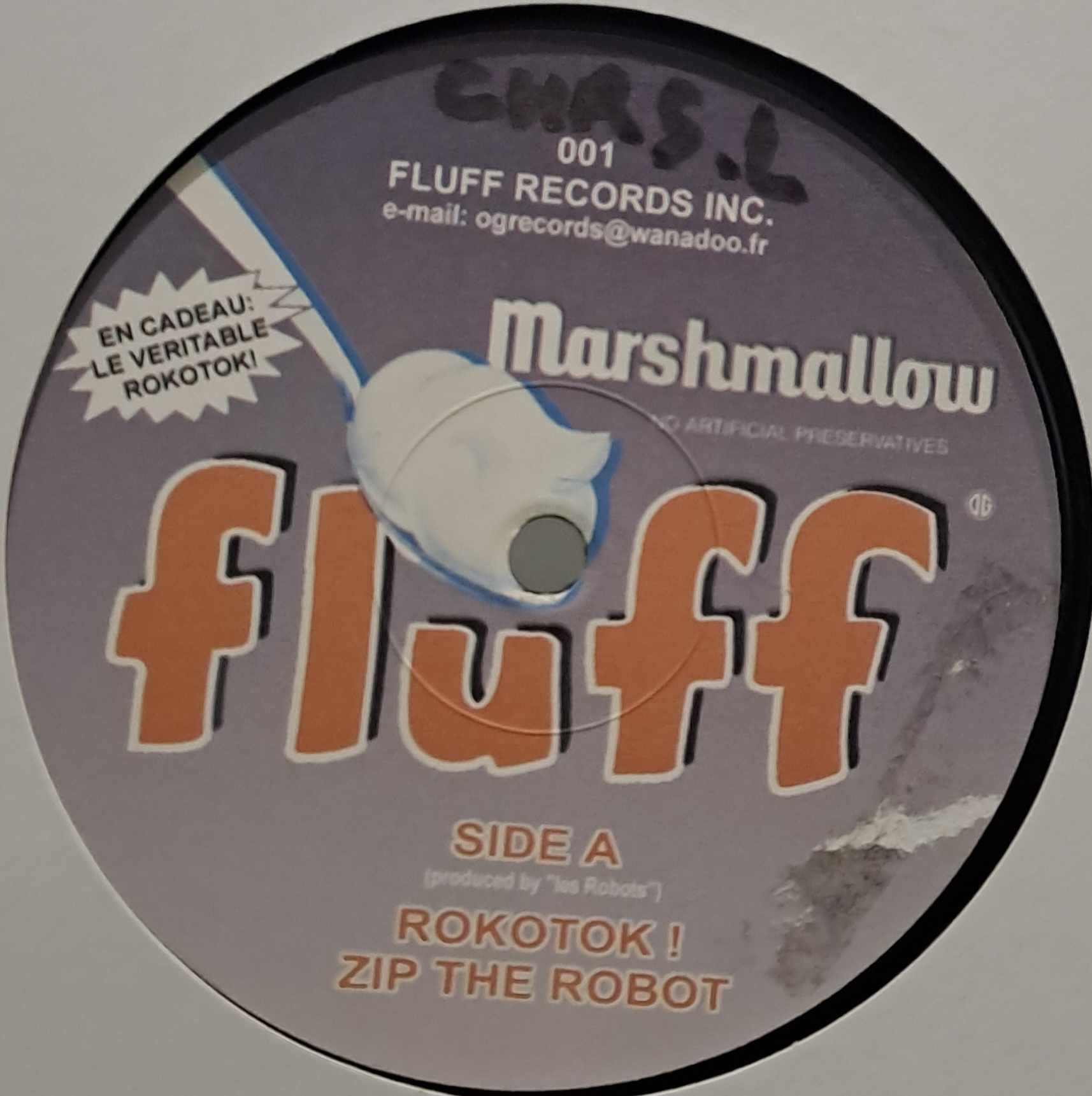 Fluff Records 01 - vinyle freetekno